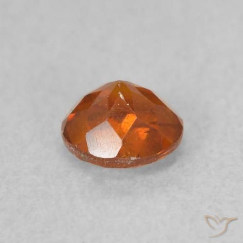9,17 ctw natürlicher Mittelorange Sphalerit, Runden, SI