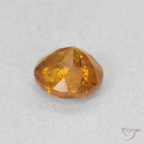 9,17 ctw natürlicher Medium Light-Orange Sphalerit, Runden, SI