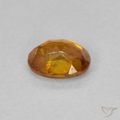 9,17 ctw natürlicher Erde Orange Sphalerit, Oval, SI