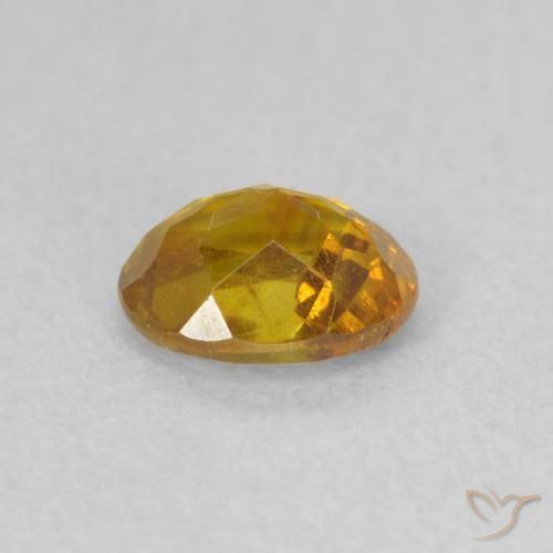 9,17 ctw natürlicher tieforange Sphalerit, Oval, SI