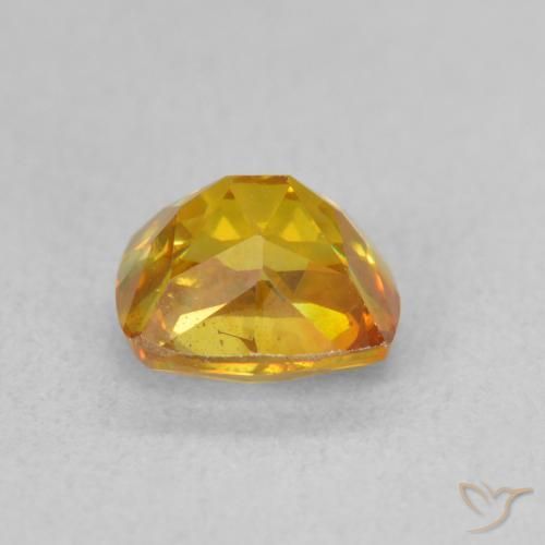 9,17 ctw natürlicher Orange-Gold Sphalerit, Kissen, VS-SI
