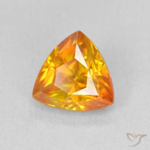 9,17 ctw natürlicher Aprikose Orange Sphalerit, Trillion, SI