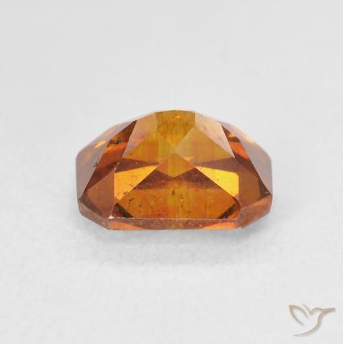 9,17 ctw natürlicher Medium Dark-Orange Sphalerit, Oktagonschliff, SI