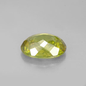 2,98 ctw natürlicher grüner Sphen, Oval Schliff, SI