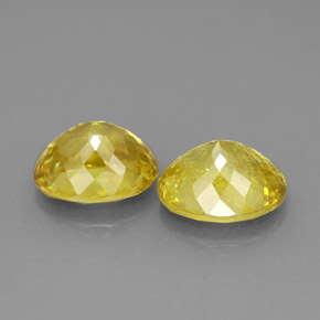  ct natürliche gelber Sphen-Edelsteine, Oval Schliff, VS