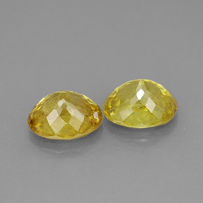  ct natürliche gelber Sphen-Edelsteine, Oval Schliff, VS