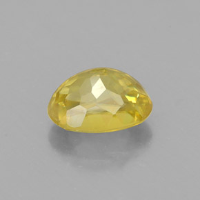 9,17 ctw natürlicher gelb-gold Sphene, Oval Schliff, VS