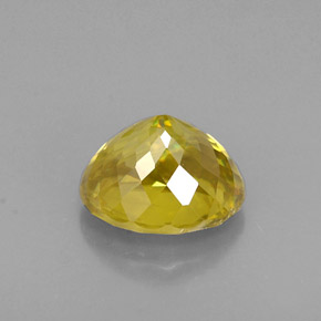 9,17 ctw natürlicher gelb-gold Sphene, Oval Schliff, VS