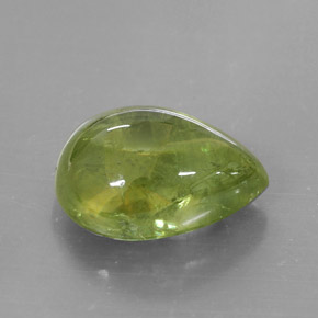 7,93 ctw natürlicher grüner Sphen, Transparent, Transparent / Lichtdurchlässig