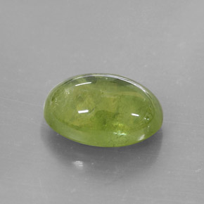 5,68 ctw natürlicher grüner Sphen, Transparent, Transparent / Lichtdurchlässig