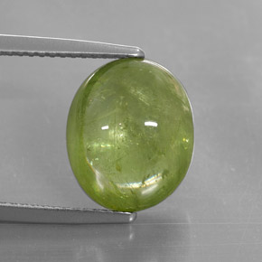 8,07 ctw natürlicher grüner Sphen, Transparent, Transparent / Lichtdurchlässig