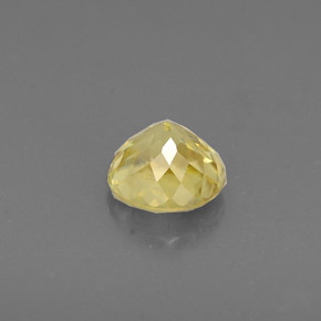 0,45 ctw natürlicher Gold Sphen, Rundschliff, VVS-VS