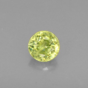 0,36 ctw natürlicher grüner Sphen, Rundschliff, VS