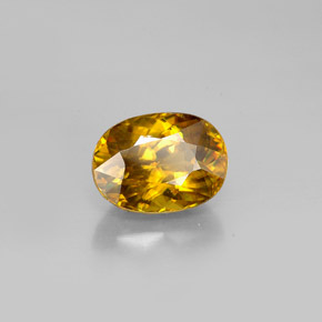9,17 ctw natürlicher Mehrfarbig Sphene, Oval Schliff, VS