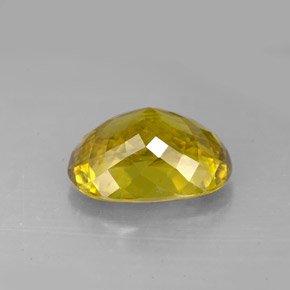 5,61 ctw natürlicher mehrfarbiger Sphen, Oval Schliff, VVS