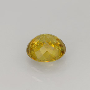 9,17 ctw natürlicher gelb-gold Sphene, Rund Schliff, VS