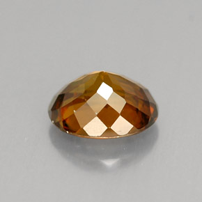 1,12 ctw natürlicher orangefarbener Sphen, Oval Schliff, VS