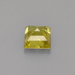 9,17 ctw natürlicher grünlich-gold Sphene, Quadrat, VS