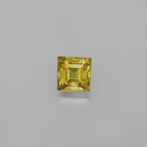 0,39 ctw natürlicher Gold Sphen, Quadrat, VS-SI
