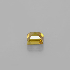 0,39 ctw natürlicher Gold Sphen, Quadrat, VS-SI