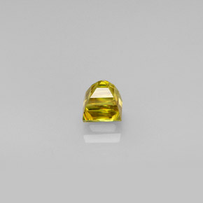 0,46 ctw natürlicher Gold Sphen, Quadrat, VS