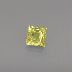 0,37 ctw natürlicher Gold Sphen, Quadrat, VS-SI