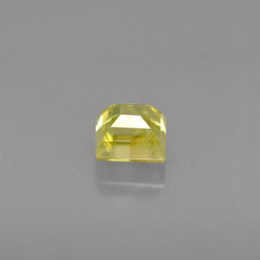 0,37 ctw natürlicher Gold Sphen, Quadrat, VS-SI