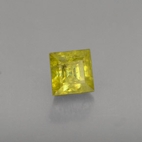0,56 ctw natürlicher Gold Sphen, Quadrat, VS-SI