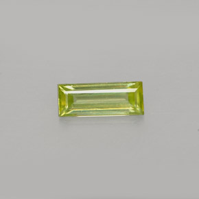 0,41 ctw natürlicher grüner Sphen, Baguette, VVS-VS