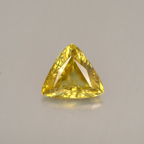 9,17 ctw natürlicher Golden Sphene, Trillion, VVS-VS