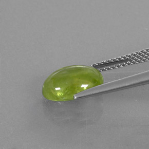 2,93 ctw natürlicher grüner Sphen, Transparent, Transparent / Lichtdurchlässig