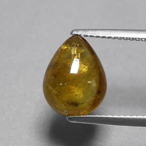 4,36 ctw natürlicher gelber Sphen, Transparent, Transparent / Lichtdurchlässig