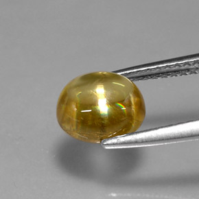 2,04 ctw natürlicher gelber Sphen, Transparent, Transparent / Lichtdurchlässig