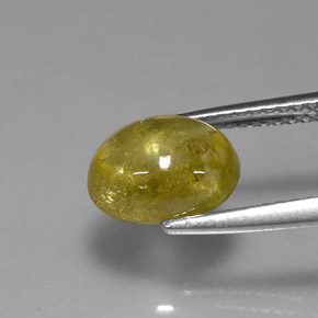 2,42 ctw natürlicher gelber Sphen, Transparent, Transparent / Lichtdurchlässig