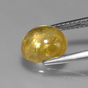 9,17 ctw natürlicher gelb-gold Sphene, Transparent, Transparent / Lichtdurchlässig