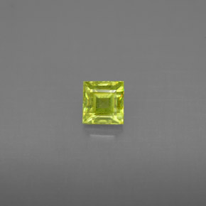 0,45 ctw natürlicher grüner Sphen, Quadrat, VS
