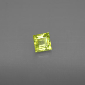 0,45 ctw natürlicher grüner Sphen, Quadrat, VS
