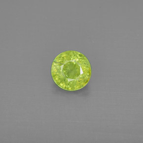1,33 ctw natürlicher grüner Sphen, Rundschliff, SI