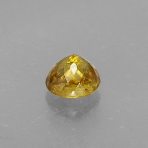 9,17 ctw natürlicher gelb-gold Sphene, Rund Schliff, VS