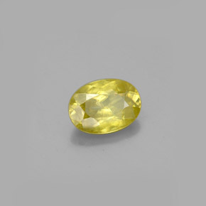 0,92 ctw natürlicher Gold Sphen, Oval Schliff, VS-SI