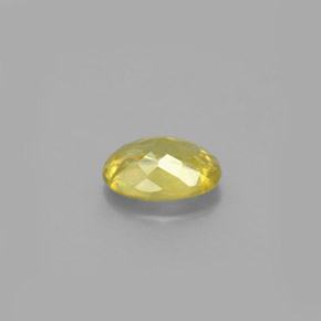 0,92 ctw natürlicher Gold Sphen, Oval Schliff, VS-SI