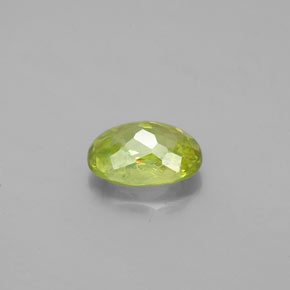 1,10 ctw natürlicher grüner Sphen, Oval Schliff, VS-SI