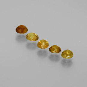 1,21 ct natürliche mehrfarbiger Sphen-Edelsteine, Rundschliff, VS-SI