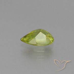 9,17 ctw natürlicher Zitronengelb Sphene, Birnenform, VS