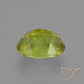 9,17 ctw natürlicher hellgrün Sphene, Oval, SI