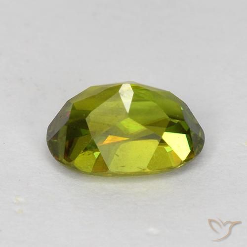 9,17 ctw natürlicher Waldgrün Sphene, Oval, VS