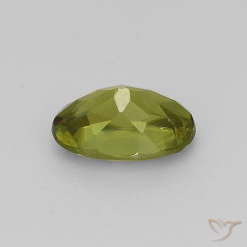 9,17 ctw natürlicher Warmes Erdgrün Sphene, Oval, VS