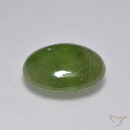 9,17 ctw natürlicher Lebendiges grün Sphene, Oval, Lichtdurchlässig