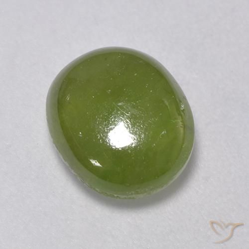 9,17 ctw natürlicher tiefgrün Sphene, Oval, Lichtdurchlässig
