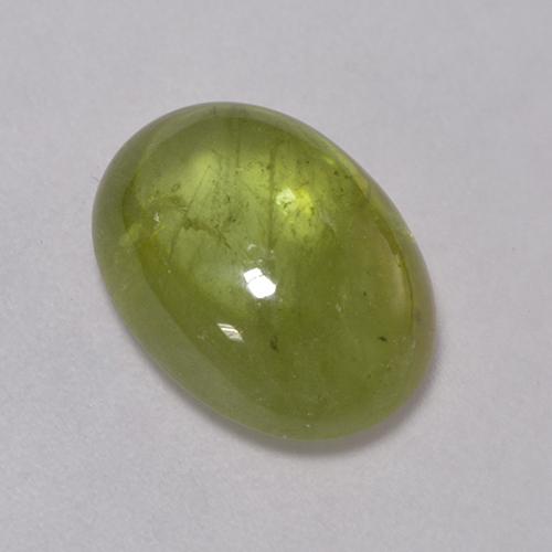 9,17 ctw natürlicher Zitronengelb Sphene, Oval Schliff, Transparent